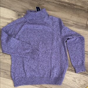Karen Scott Cozy Purple Turtleneck Sweater